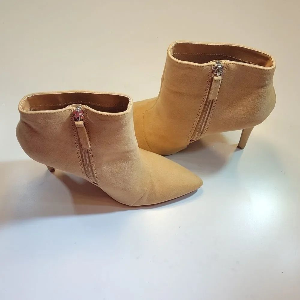 ZEGARRA POINTED TOE SUEDE HIGH HEEL STILETTOS ANKLE BOOTS - Picture 6 of 15